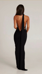 Elegantes One-Shoulder-Maxikleid