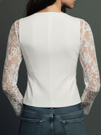 Leni | Elegante Spitzenbluse