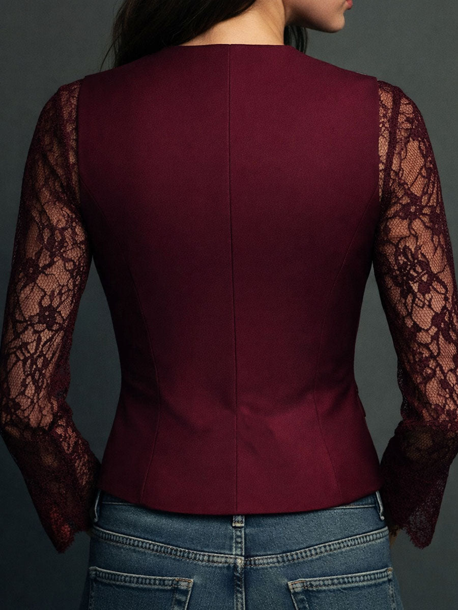 Leni | Elegante Spitzenbluse