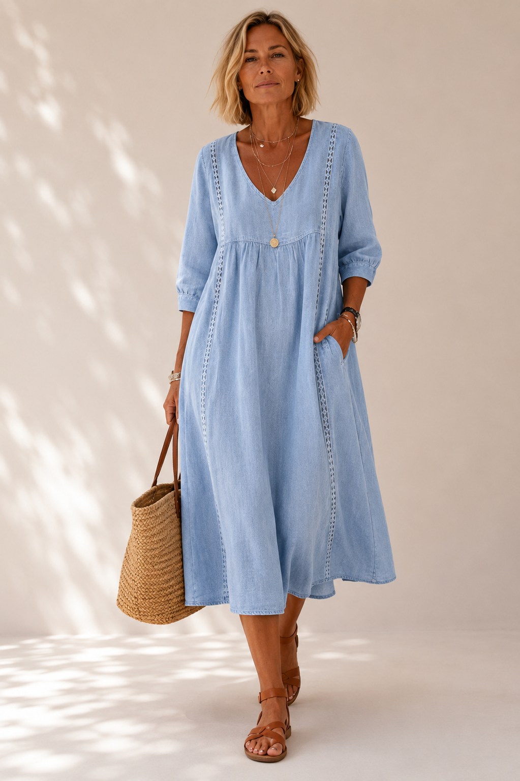 Martha | Bequemes Casual-Maxikleid
