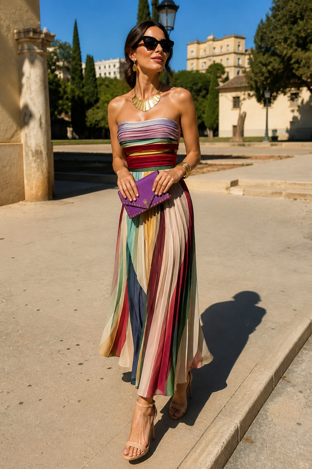 Cezanne | Elegantes Maxikleid