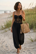 Laila | Fließender Spitzen-Jumpsuit