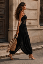 Laila | Fließender Spitzen-Jumpsuit
