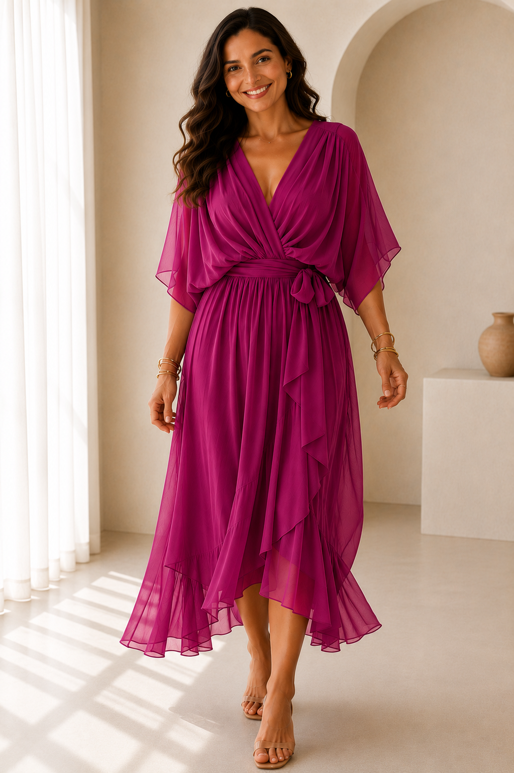 Marie | Maxikleid mit Bindeband
